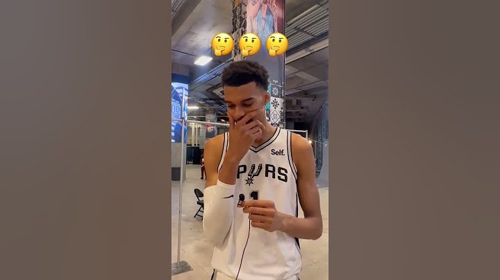 Wemby veut que les fans apprennent à prononcer correctement croissant 😅 (via @San Antonio Spurs) ...