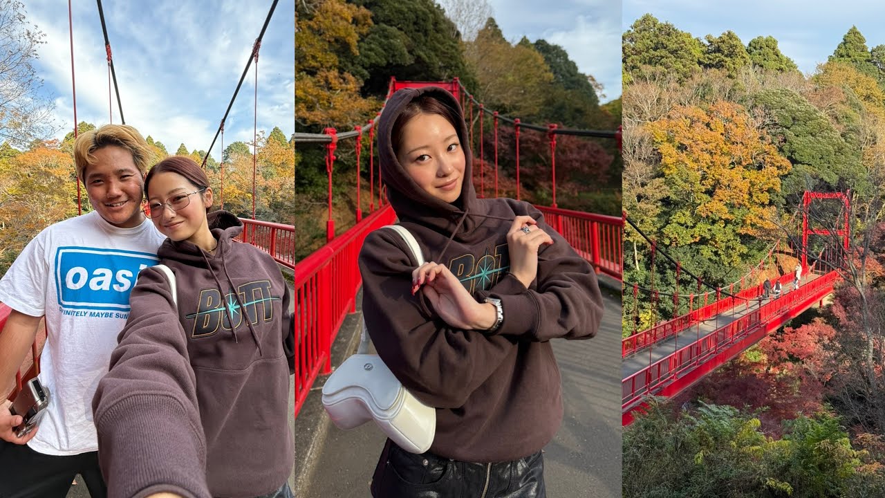 彼氏叩き起こして紅葉デートしてきた🍂