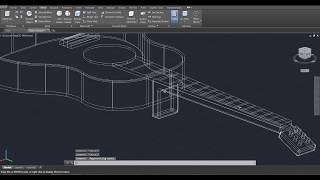 Beginner Tutorial 4 (AutoCAD 2017) - Designing a Guitar