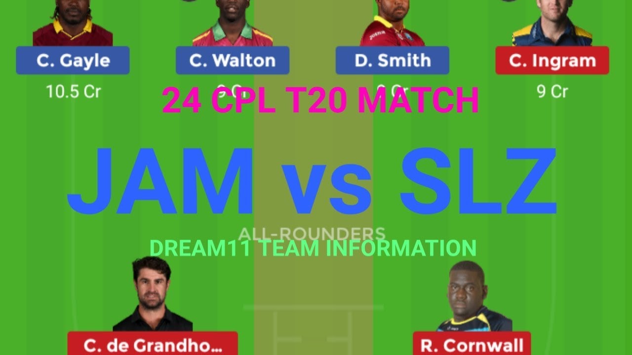 JAM VS SLZ 24 CPL T20 MATCH
