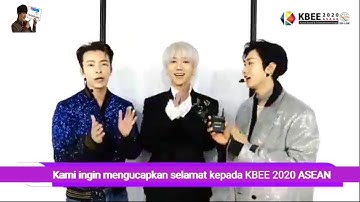 INDOSUB Super Junior D&E and Yesung Message to KBEE 2020 ASEAN