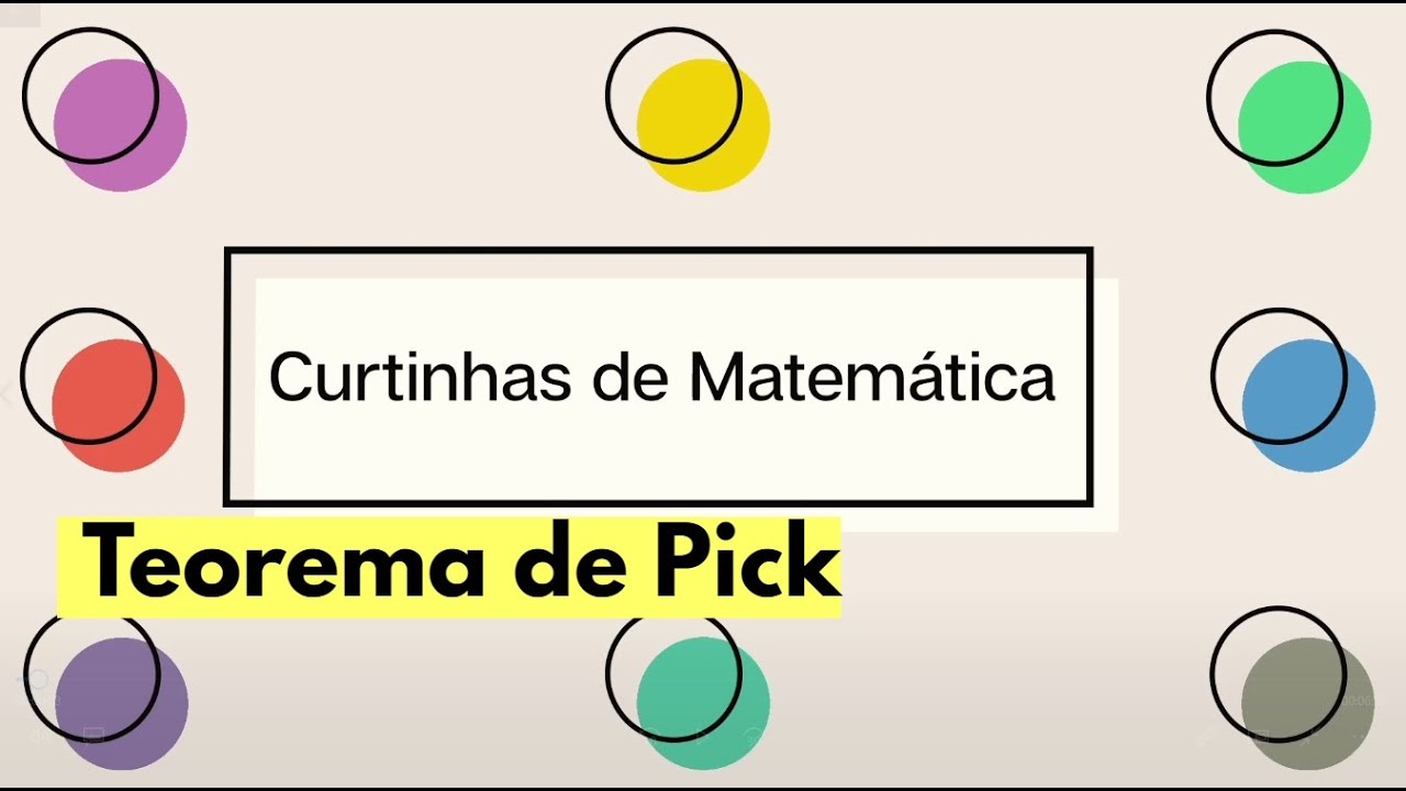 Teorema de Pick Curtinhas de Matemática YouTube
