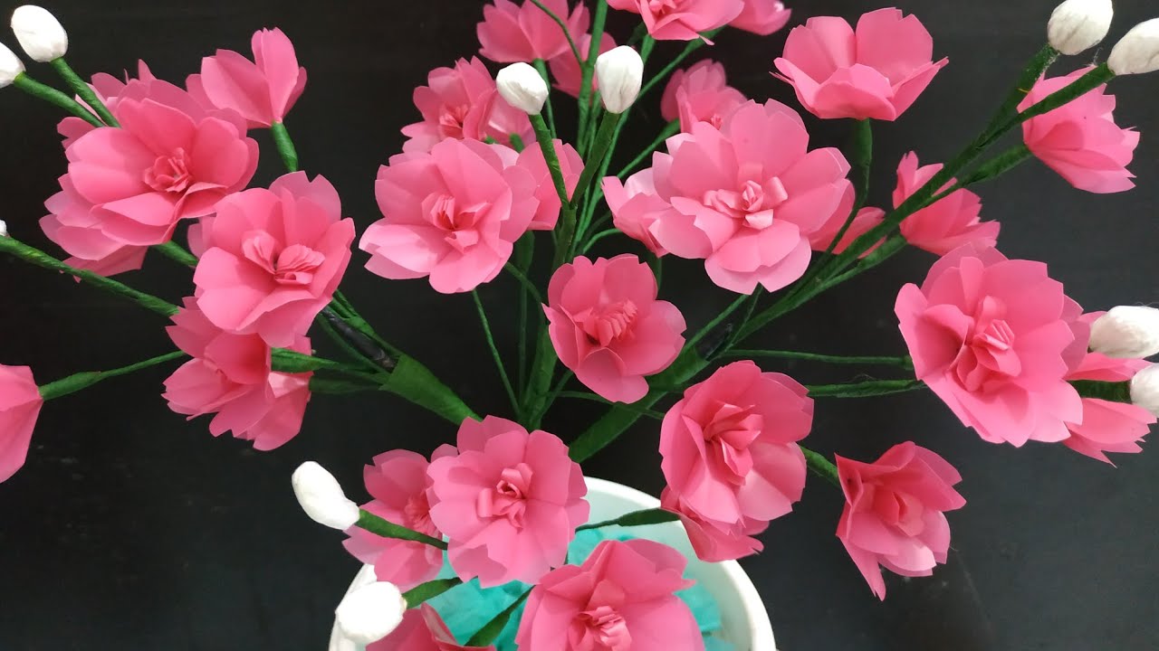  Cara  Membuat  Bunga  Sakura  Musim Semi Dari Plastik  Kresek 
