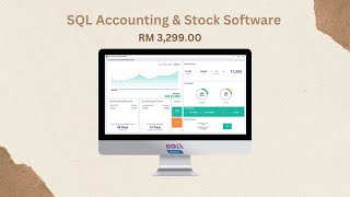 SQL Accounting  and Stock Control Software RM 3299