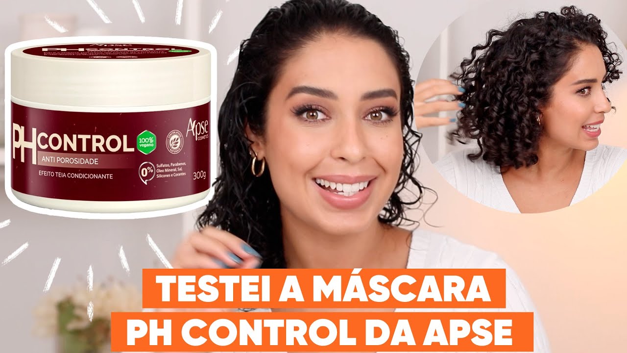 MÁSCARA PH CONTROL DA APSE - PRA CABELO CACHEADO POROSO | JULIANA LOUISE