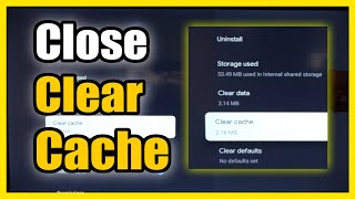 How to Clear Cache and Force Close App on Chromecast with Google TV (Fast Method)