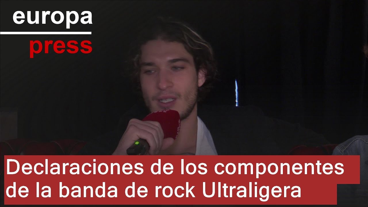 Declaraciones de los componentes de la banda de rock Ultraligera