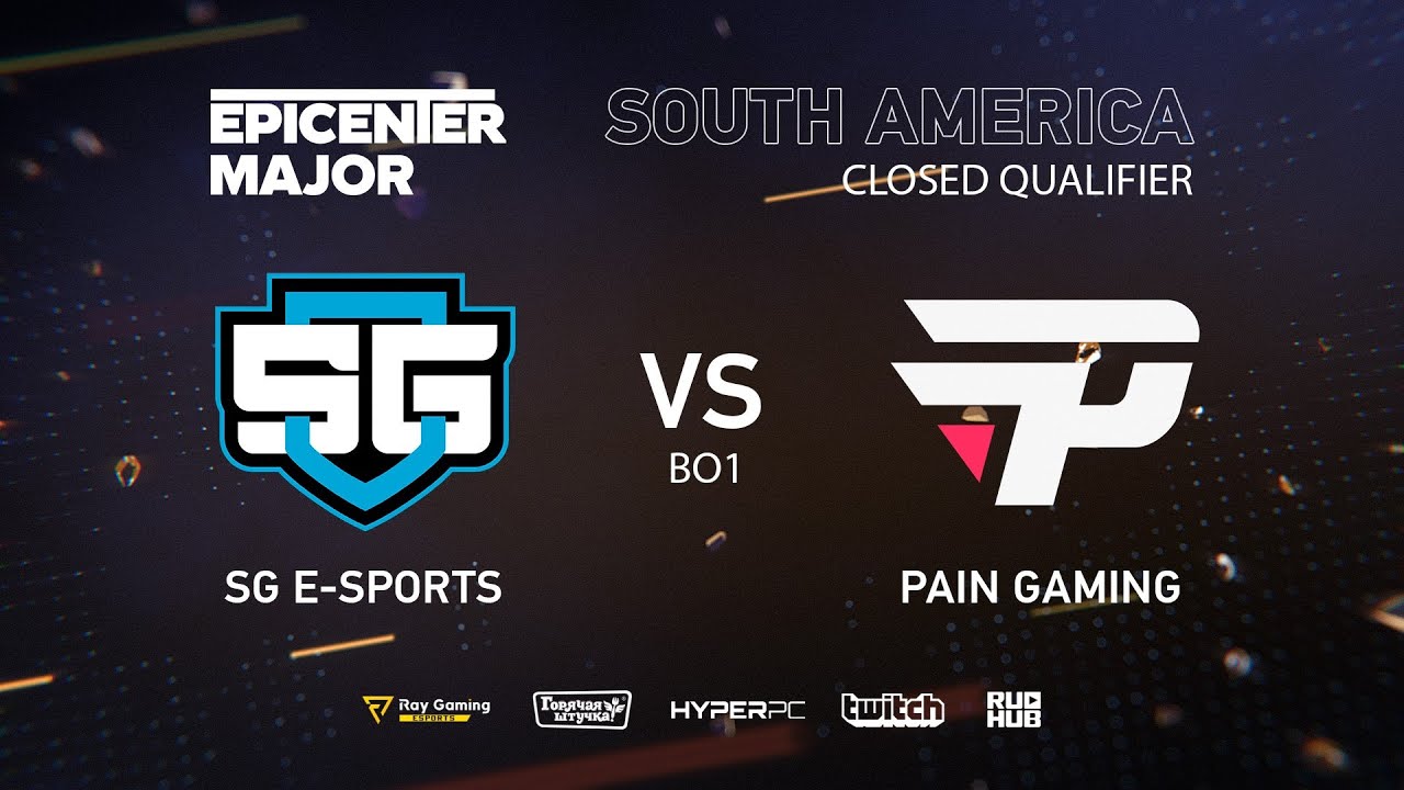 SG e-sports vs paiN Gaming, EPICENTER Major 2019 SA Closed Quals , bo1 [DotaBurger]