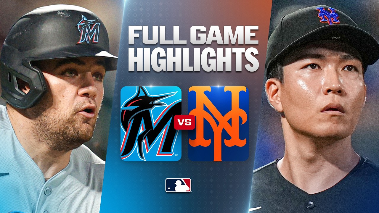 [MLB] 마이애미 말린스 vs 뉴욕 메츠 경기 하이라이트