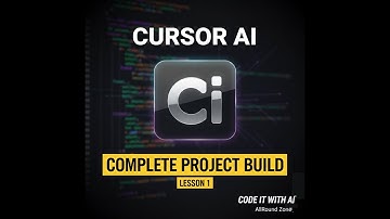 Cursor AI End to End Project Development| LESSON 1