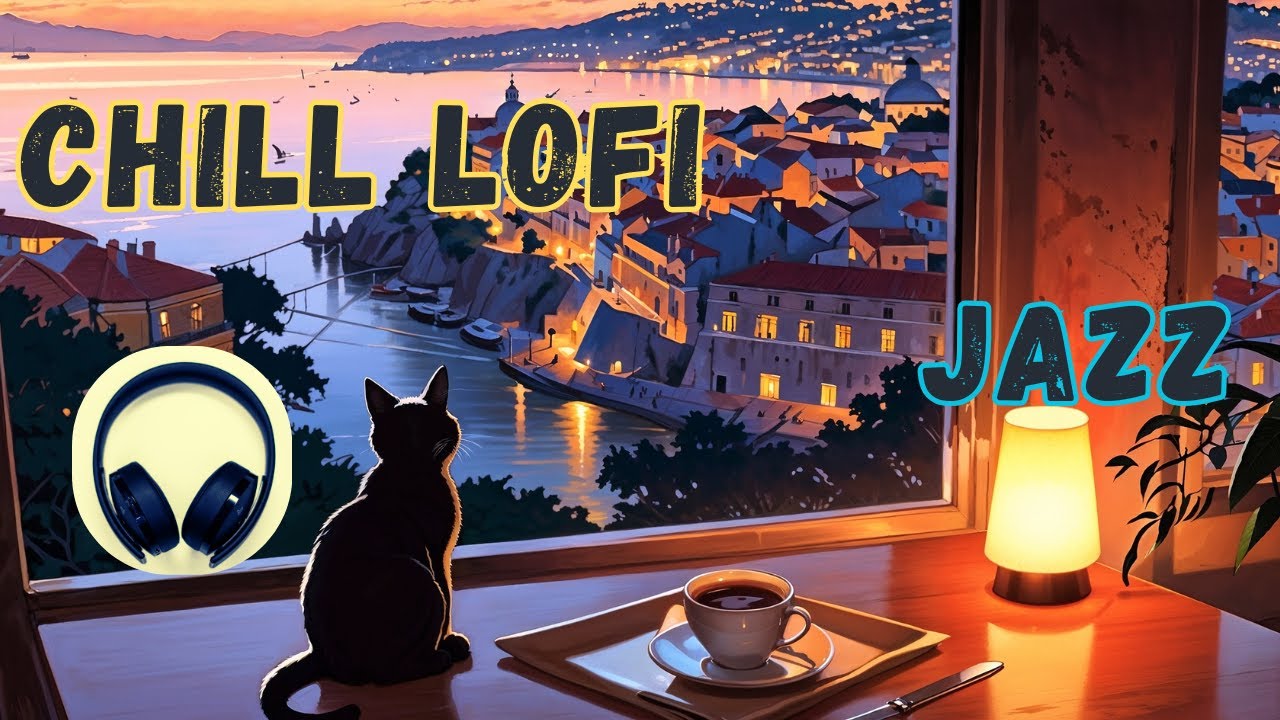 Golden Hour in Lisbon 🌞🎧 | Lofi Chill Beats to Relax, Study & Ghibli inspired