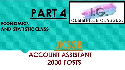 JKSSB ACCOUNT ASSISTANT ECONOMICS Part4 ||best video|| 2000 posts Production cost and efficiency