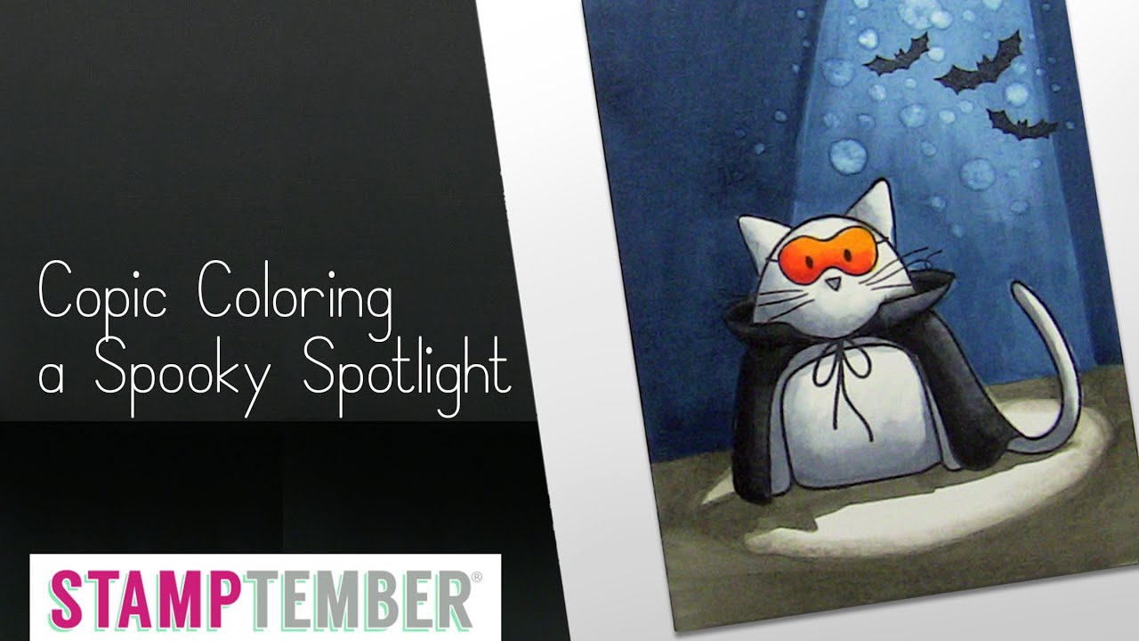 Copic Coloring a Spooky Spotlight