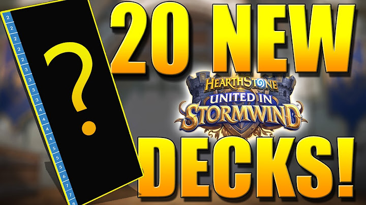 20 Fun NEW Decks For United in Stormwind!! | Hearthstone