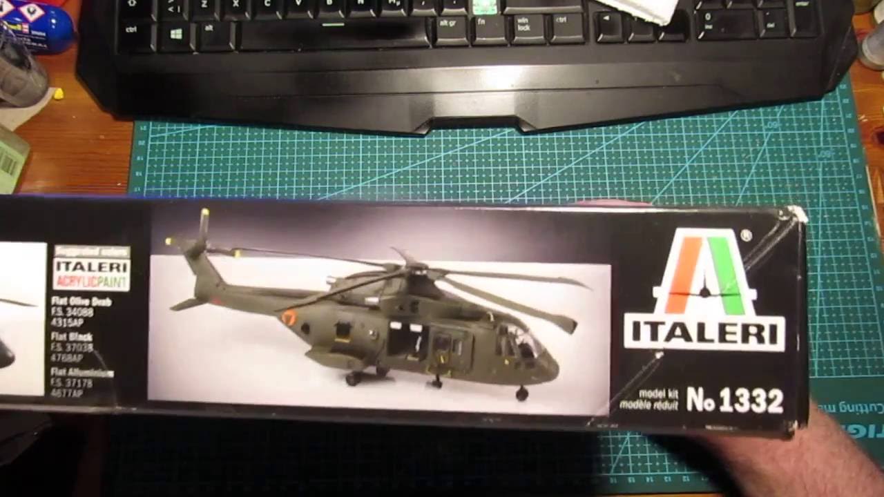 Italeri 1/72 AgustaWestland AW101 pt. 1 - YouTube