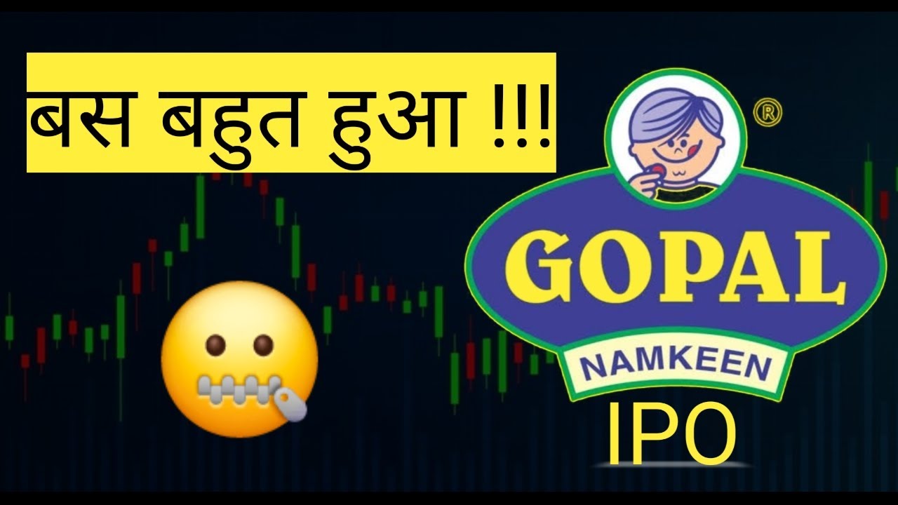 Gopal Snacks IPO Breakdown: Numbers, Trends, and Predictions !! By CA Deepak Patel