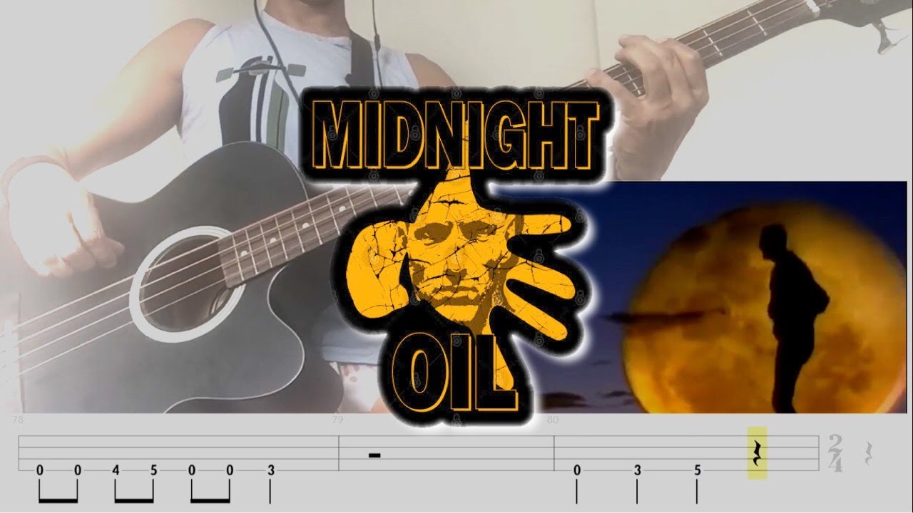 Beds Are Burning Midnight Oil Bass Play Along With Tabs in Video
