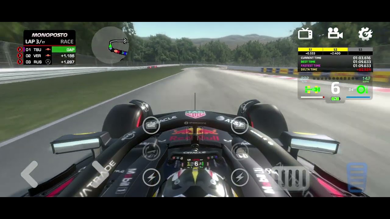 Yuki Tsunoda gets taken out by Lance Stroll at the Redbull Ring : Monoposto 2025 Race Gameplay 