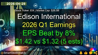 Edison International (EIX|$26.5B) - 2026 Q1 Earnings Analysis Profile