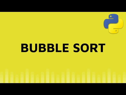 Bubble Sort - Python - YouTube