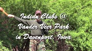 Indian Clubs at Vandeer Veer Park in Davenport, Iowa