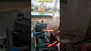 Red-Hot Metal Forging & Bending Process.