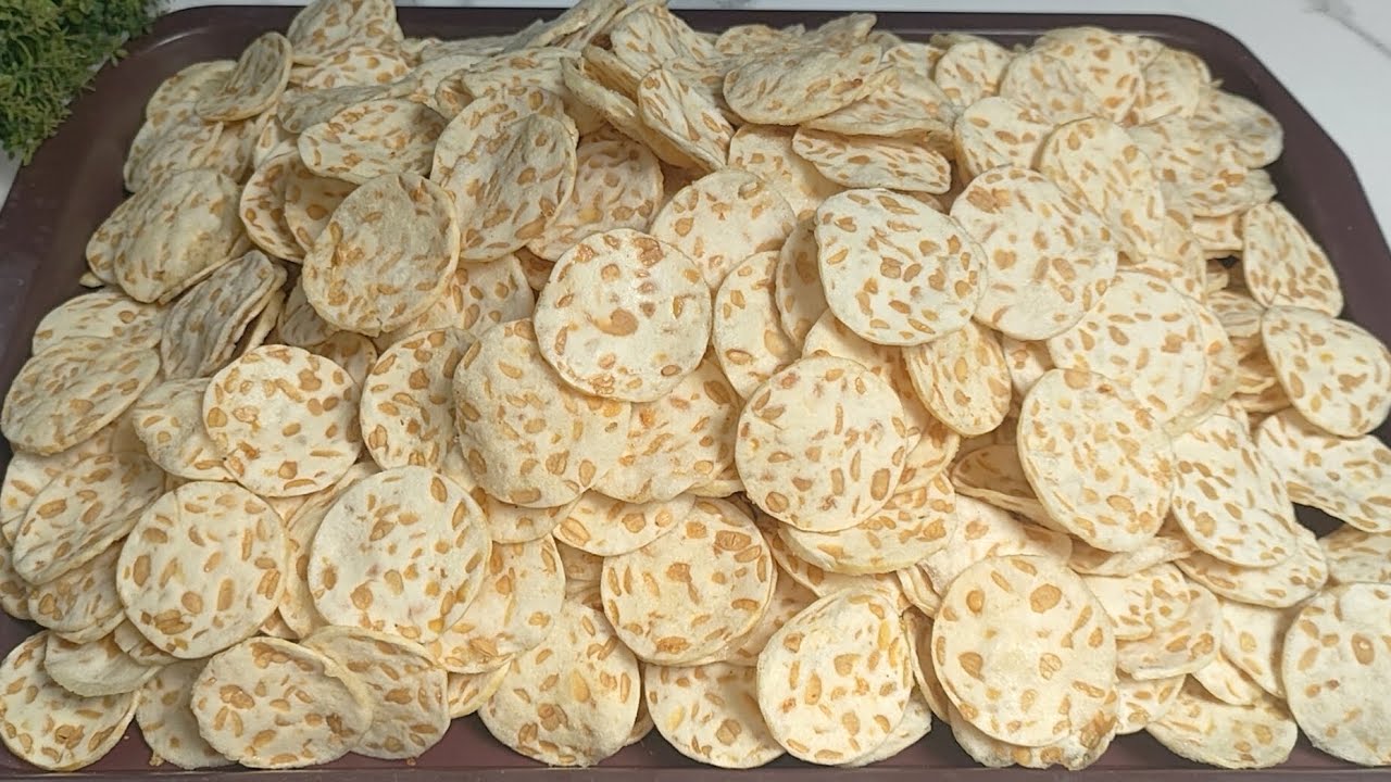 RESEP KERIPIK TEMPE TAPIOKA GURIH RENYAH BANGET