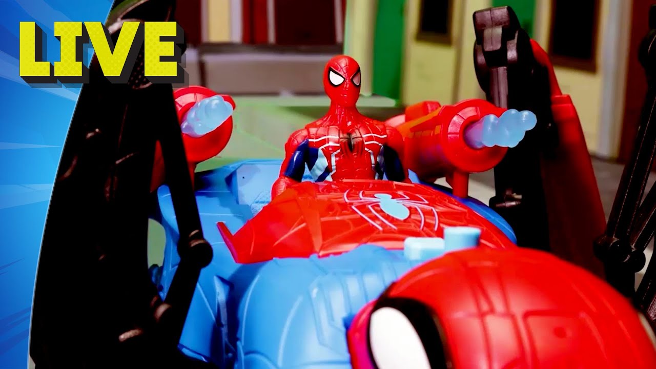 🔴 LIVE Marvel & Star Wars TOY PLAY! ⚡️ Spiderman, Iron Man, Darth Vader and MORE! ⚡️ Kids Videos