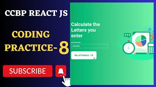Letters Calculator | Coding Practice 8 | REACT JS | NxtWave | CCBP 4.0