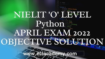 M3R5 | Python Objective Solution |Python O Level Paper April 2022