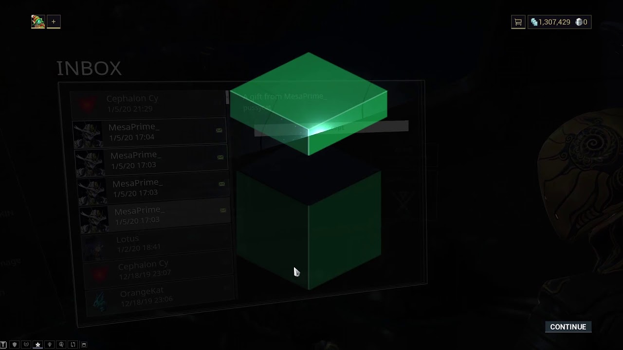 Warframe Inbox has arrived - YouTube