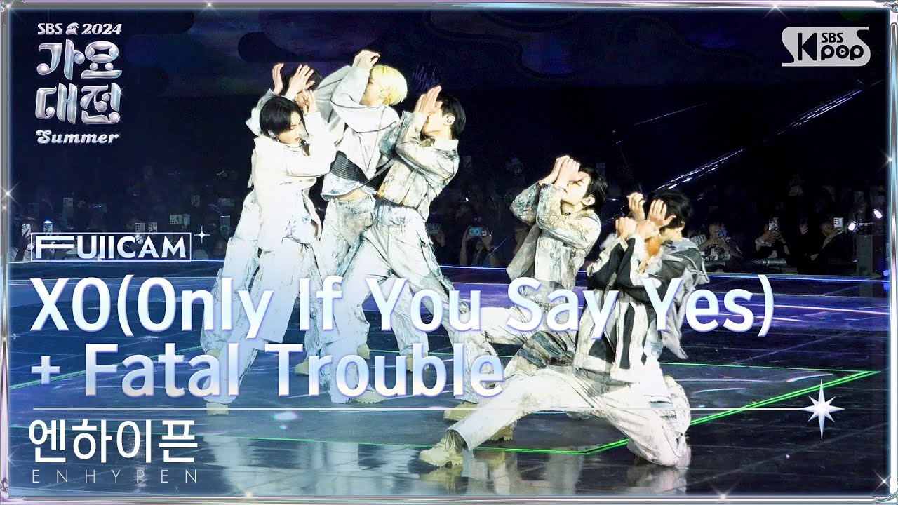 [2024가요대전 썸머4K] 엔하이픈 'XO(Only If You Say Yes)+Fatal Trouble' (ENHYPEN FullCam)│@SBSGayoDaejeon240726