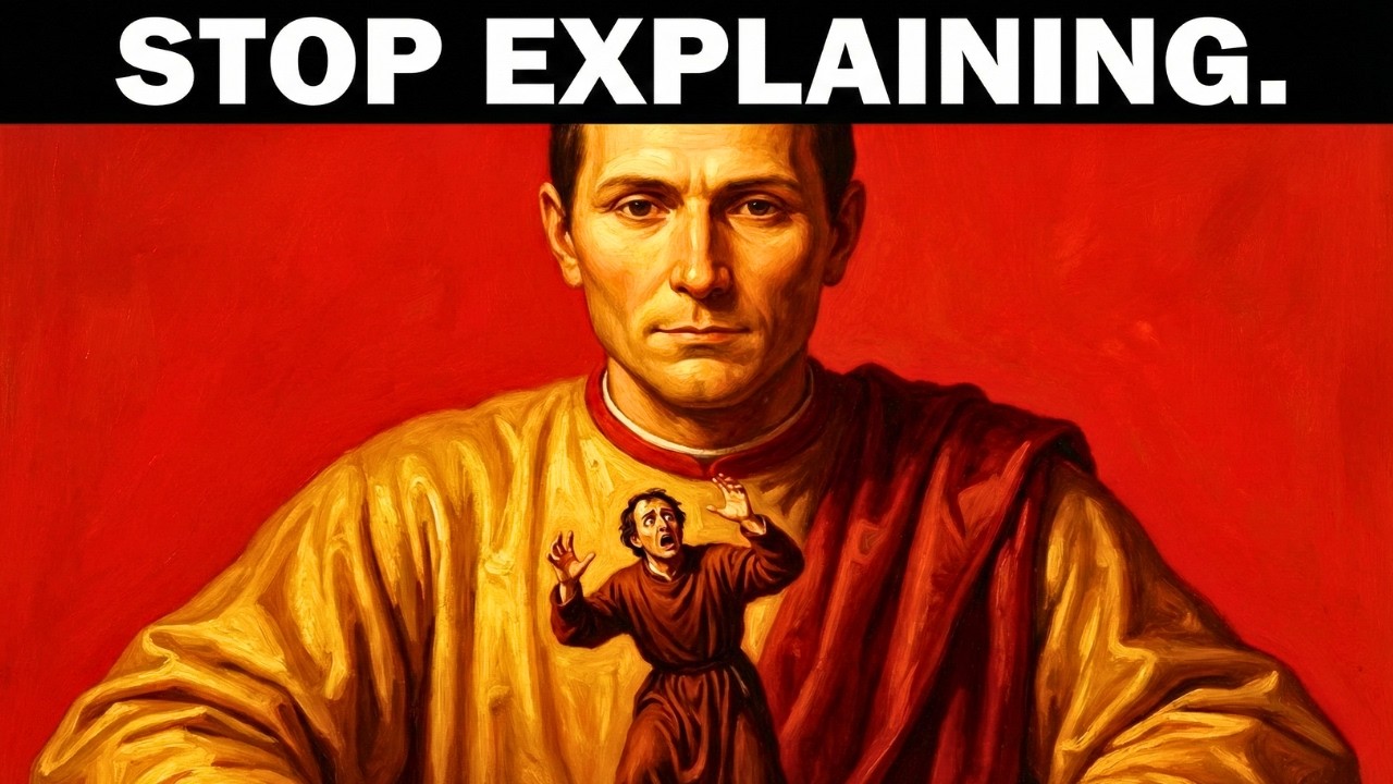 NEVER Explain Yourself. It Signals Weakness – Machiavelli