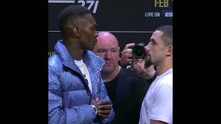 Adesanya & Whittaker Go Face To Face