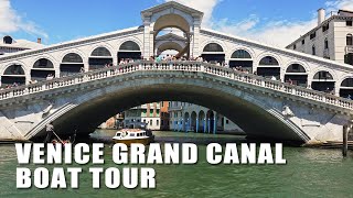 Venice Grand Canal Boat Tour Experience