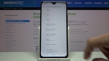 Como saber el IMEI y el número de serie en UMIDIGI S3 Pro