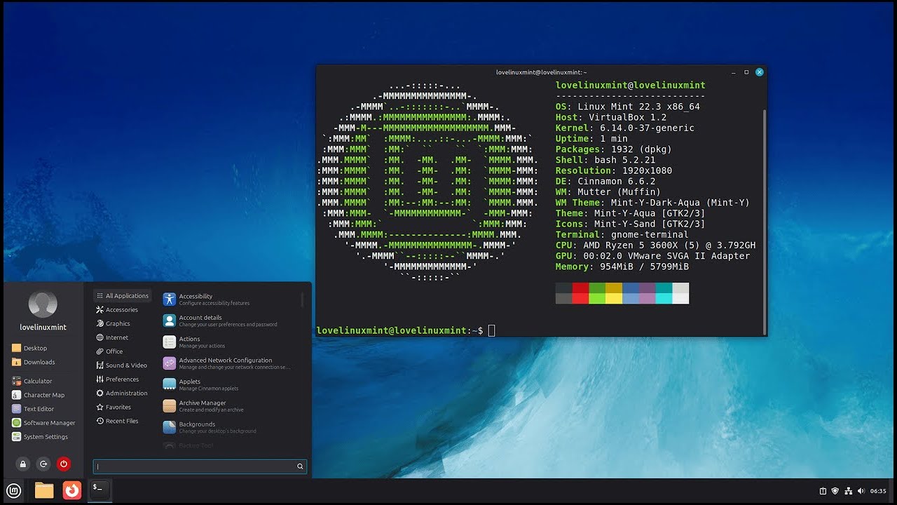 Linux Mint 22.3 Cinnamon Beta – First Look (No Commentary) - YouTube