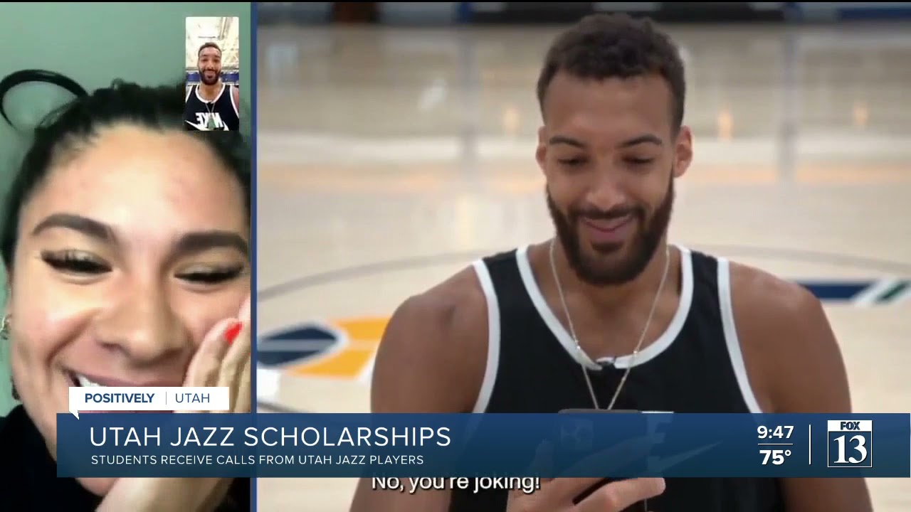 Utah Jazz players surprise dozens of teens with scholarships