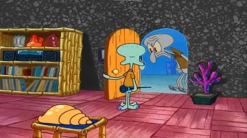 Squidward Trying to get Pizza from Squidward Door Edition