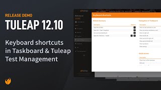 Tuleap keyboard shortcuts for Taskboard and Tuleap Test Management - Tuleap 12.10 release
