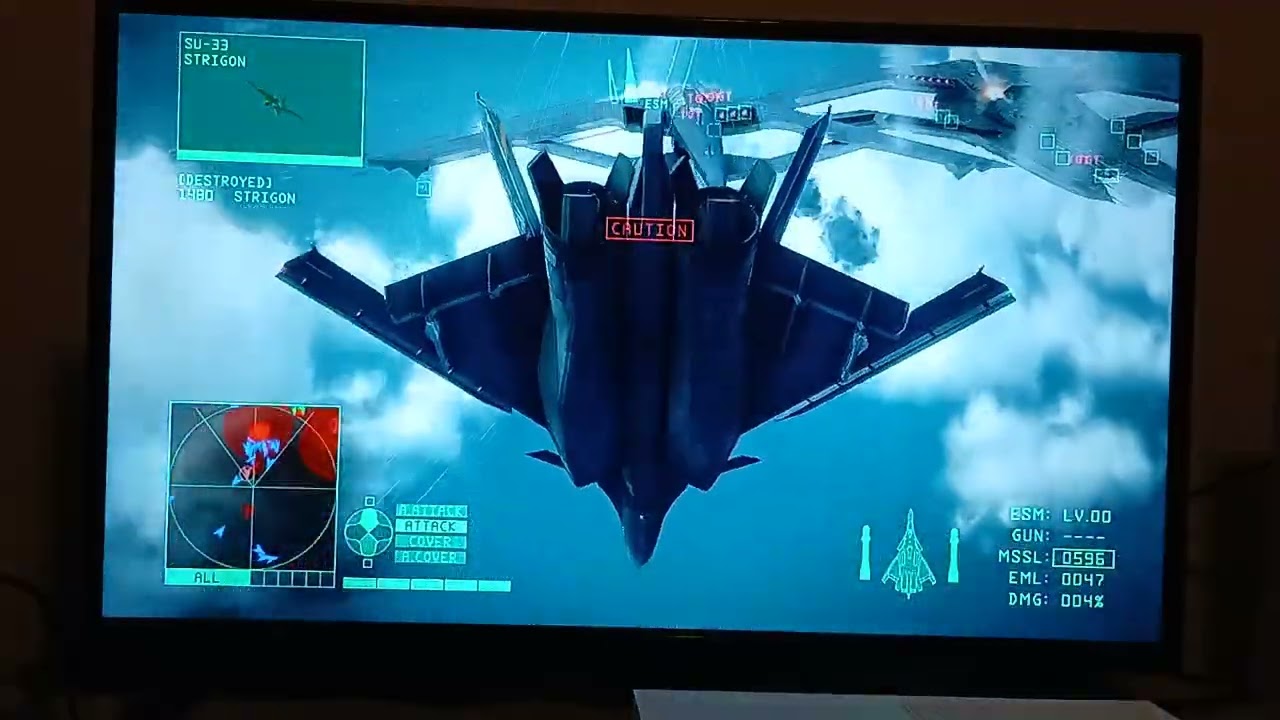 Ace Combat 6: Fires of Liberation | Mission 9: Heavy Command Cruiser w/ CFA-44 [Emmeria]