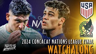 USA vs Mexico Live Watchalong | USMNT vs El Tri Nations League Final