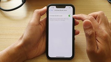 iPhone 13: How to Add/Remove Indentation When You Forward/Reply to Email Messages (Quote Level)