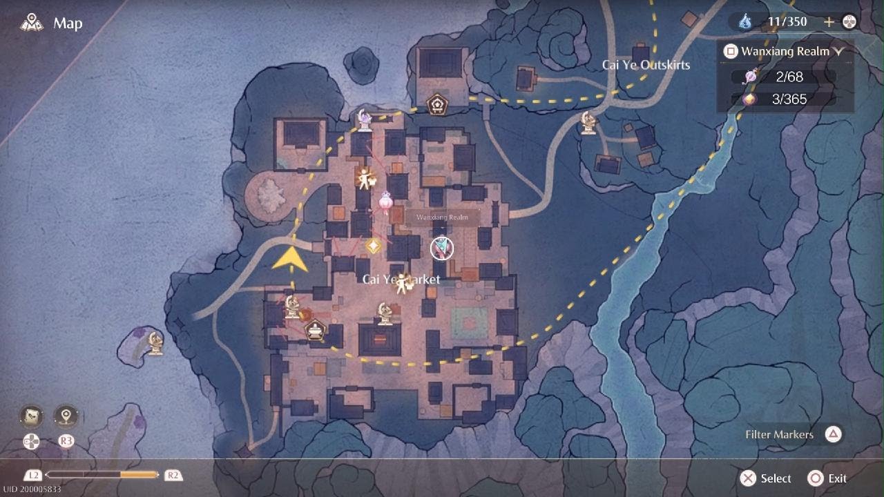 Whim Lantern On Top Of Roof In Wanxiang Realm - Market Square 