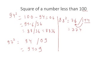 Maths Trick To find the Square of Any Number closer to 100 | Shortcut to find square Wizy Owl