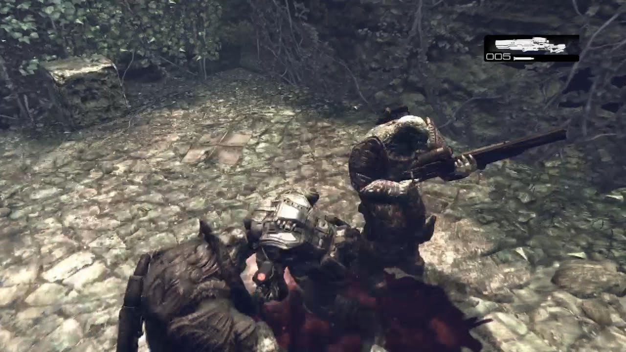 Classic Execution on Gears of War Multiplayer. Gears of War 2006 Gameplay