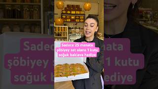 Sadece 25manatdan başlayanfiyatlarla setler vesoğukbaklava+sütlaçhediye #azerbaycan #turkishbaklava