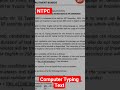 RRB NTPC Graduation Typing Test Instructions Notice 2025 #rrb #ntpc #graduation #typing  #computer _
