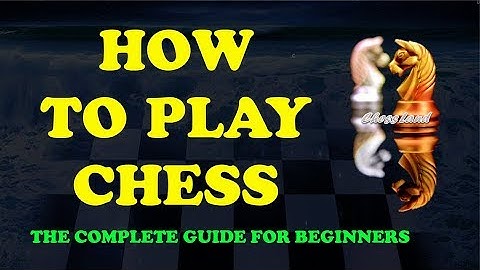 LEARN HOW TO PLAY CHESS / Complete guide for beginners