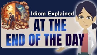 AT THE END OF THE DAY 🌅 | Learn This English Idiom with Stories